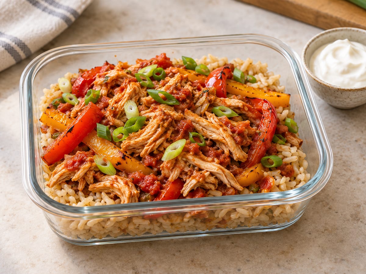 Hähnchen-Lunches für fünf Arbeitstage